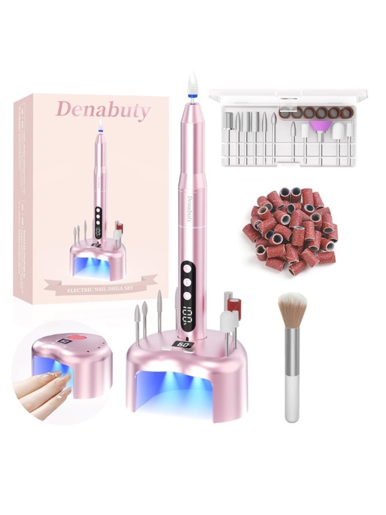 Other - LED Nail Light And Nail Drill Set Pink